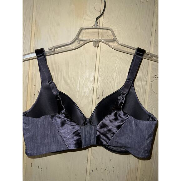 36DD Vanity Fair Bra Illumination Full Figure Underwire Gray Beauty Back 5838 - Picture 7 of 7